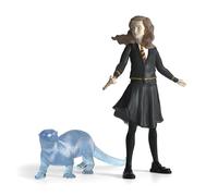 Schleich 42681 Hermione Granger & Patronus, a Partir de 6 años, Wizarding World - Figura, 16 x 11 x 18 cm