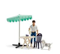 Schleich® 81538 Juego de chismes de café con figura y dálmata
