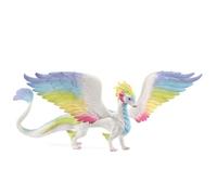 Schleich BAYALA 70728 - Figura de Dragón Arcoíris con Partes Móviles y Alas Grandes, 33 cm - Figura de Colección Dragones y Seres Míticos - Juguetes para Niños de 5 Años o Más