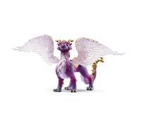 schleich BAYALA | Dragón del cielo nocturno 70762 | figura mágica con alas móviles transparentes | regalo fantástico para niñas y niños | juguete a partir de 5 años | 15 x 10 x 18 cm