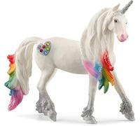 Schleich BAYALA | Semental Unicornio arcoíris 70725 | Figura fantástica Fiel al Detalle | Regalo para niñas y niños | Figura Coleccionable a Partir de 5 años | 14 x 4 x 12 cm