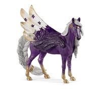 Schleich bayala Star Unicorn Flying Pegasus - Fantástica figura de fantasía de unicornio morado y dorado, trae sonrisa y alegría, regalo para niños y niñas, fanáticos de la fantasía, niños a partir de