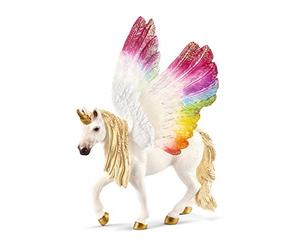 Schleich BAYALA | Unicornio arcoíris Alado, Potro 70576 | 12 x 13 x 15 cm | Figura a partir de 5 años | figuras fantásticas detalladas | figuras mágicas de colección | regalo para niñas y niños