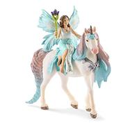 Schleich- Colección Bayala Figura de Hada Eyela con Unicornio, 15 cm (70569)
