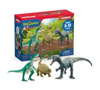 schleich 72203 Ataque del trío de dinosaurios, a partir de 5 años, DINOSAURS - playset, 25 x 8 x 19 cm