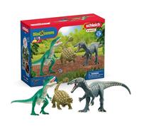 schleich 72203 Ataque del trío de dinosaurios, a partir de 5 años, DINOSAURS - playset, 25 x 8 x 19 cm