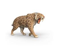 schleich Dinosaurs | Tigre Diente de Sable 15054 | 14 x 7 x 3 cm | Figura a partir de 5 años | dinosaurio schleich con gran detalle | dinosaurio de juguete coleccionable