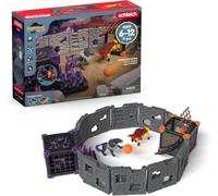 Schleich ELDRADOR | Battle Cave Arena: Lava vs. Sombra 42673 | 71 Piezas | Set con 2 Battle Caves, 2 monstruos & 2 cristales | Cuevas apilables en arena | Juguete desde 7 años