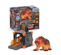 Schleich ELDRADOR Creatures | BattleCave Oso de Lava 42732 | Set con Cueva, Monstruo y Cristal | con función de Disparo y Trampa | Cuevas apilables para Arena | a Partir de 6 años | 31 Piezas