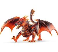 Schleich ELDRADOR Creatures | Dragón de Lava 70138 | Figura de Monstruo ELDRADOR con mandíbula y alas móviles | Juguete de acción para niños y niñas | a Partir de 7 años | 20 x 14 x 15 cm