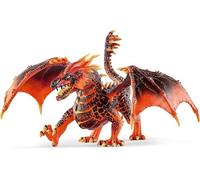 Schleich ELDRADOR Creatures | Dragón de Lava 70138 | Figura de Monstruo ELDRADOR con mandíbula y alas móviles | Juguete de acción para niños y niñas | a Partir de 7 años | 20 x 14 x 15 cm