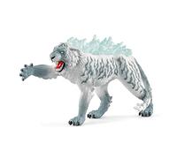 Schleich ELDRADOR Creatures | Tigre de Hielo 70147 | Figura Monstruo ELDRADOR con Cristales dorsales Transparentes | Regalo para niñas y niños | Juguete a Partir de 7 años | 14 x 5 x 8 cm