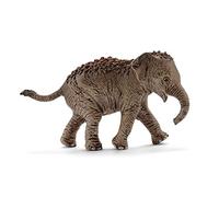 Schleich-14755 Wild Life Cría de Elefante asiático, Color marrón, Medium (14755)