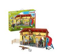 Schleich Farm World 30 piezas caballo estable juego con animales de granja pa...