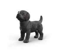 Schleich Figura de granja Cachorro Labrador Negro 14922 – Detallada 5×2×4 cm – Desde los 3 años