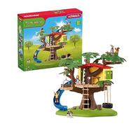 Schleich Farm World | Casa árbol de Aventuras 42408 | 28 Piezas | Set de juego a partir de 3 años | set con figuras, múltiples funciones y numerosos accesorios | figura de granja de schleich