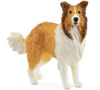 Schleich Farm World | Collie 13998 | Figura de Perro de Granja Figura Detallada y Realista | Regalo Ideal para niños y niñas | Juguete de Granja a Partir de 3 años | 8 x 3 x 6 cm