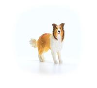 Schleich Farm World | Collie 13998 | Figura de Perro de Granja Figura Detallada y Realista | Regalo Ideal para niños y niñas | Juguete de Granja a Partir de 3 años | 8 x 3 x 6 cm