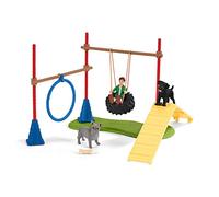 Schleich Figuras de Juguete 42536n Diversión Canina