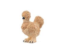 Schleich Farm World | Gallina Sedosa 14891 | Figura de Granja Animales detallados | Regalo Ideal para niños y niñas | Juguete de Granja a Partir de 3 años | 4 x 2 x 4 cm