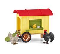 Schleich Farm World | Gallinero 42572 | 5 Piezas | Set de juego a partir de 3 años | set con figuras, múltiples funciones y numerosos accesorios | figura de granja de schleich