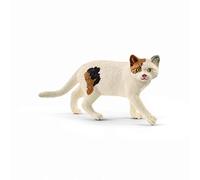 Schleich Farm World | Gato de Pelo Corto Americano 13894 | 2 x 7 x 3 cm | Figura a partir de 3 años | figura de granja de schleich | figura animal detallada | regalo para niños y niñas