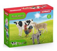 Schleich Farm World Kit De Base 4 Figuras De Animales De Granja 42385