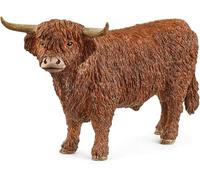 Schleich Farm World | Toro Highland 13919 | Figura de Granja Figura de Animal Detallada y de colección | Regalo para niños y niñas | Juguete de Granja a Partir de 3 años | 14 x 6 x 8 cm
