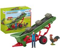 Schleich Farm World Transportador De Heno Con Granjero 42377