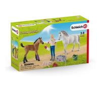 Schleich Farm World Visita Del Veterinario Jumenta Y Potro 42486