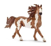 Schleich- Figura de Caballo, Semental Pinto, Color Marrón, 13.5 x 10.2 x 5.6