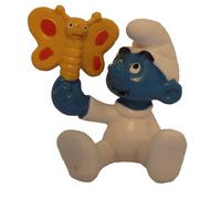 Schleich Figura Pitufos - Bebé pitufo con una Mariposa (20218)