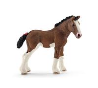 Schleich - Figura Potro Clydesdale (13810) | Spielfigur ab 3 Jahren | schleich Bauernhof Spielfigur | detailgetreue Tierfigur | Geschenk für Jungen und Mädchen