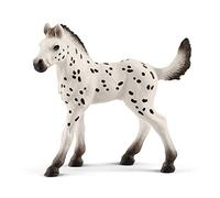 Schleich- Figura Potro Knabstrupper, 8,20 cm, Negro (13890)