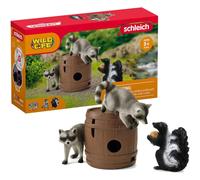 Schleich 42596 Diversión Alrededor de la Nuez, a Partir de 3 años, Wild Life - playset, 6 Piezas