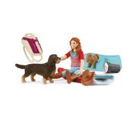 Schleich Pocket Set Mini Mundo - Hannah Duerme A La Belle Estrella 42748