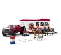 Schleich- Hannah y Mr. Kramer Juego, Color Rojo, Einheitsgröße (42705)