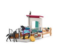 schleich HORSE CLUB - 42611 Horse Stall Playset, 34-Piece Horse Stable Play Set