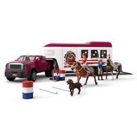 Schleich- Hannah y Mr. Kramer Juego, Color Rojo, Einheitsgröße (42705)