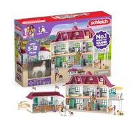 Schleich Horse Club | Centro Ecuestre Lakeside 42706 | Casa, establo, Caballos, Perro & Familia Kramer | Accesorios Caballos Idea de Regalo niñas & niños | Juguete Desde 5 años | 179 Piezas