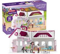 Schleich Horse Club | Clínica equina “Cuidado de pezuñas” 42787 | Set portátil con Box, Rayos X, Veterinaria articulada y Accesorios | Juguete y Regalo para niños Desde 4 años | 64 Piezas