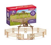 Schleich 42434n Playset Dehesa para Caballos con Puerta de Entrada