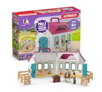 Schleich Horse Club | Establo portátil “Herradura” 42703 | Set con establo, 2 Caballos, Figura articulada & Accesorios | Regalo Ideal para niños y niñas | Juguete a Partir de 5 años | 60 Piezas