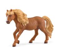 SCHLEICH Horse Club Iceland Pony Stallion Toy Figure, Brown (13943)