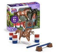 Schleich Set de juego Aventura Western Hannah 42775 con caballo, silla, brida y 7 piezas