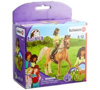 Schleich - Horse Club Sarah & Mystery. Figura de Amazona y Yegua