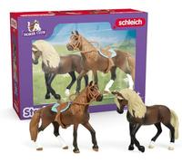 Schleich Horse Club | Set de iniciación Paso Peruano de Horse Club 42738 | Set de juego a partir de 6 años | set con figuras, múltiples funciones y numerosos accesorios | juguete de caballo realista
