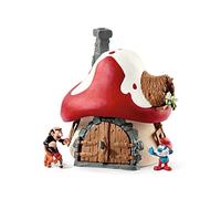 Schleich Los pitufos - Casa de pitufos con Papa Schlumpf, Gargamel y Azrael