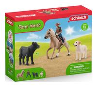 Schleich Mundo Granja Aventuras De Equitación Western 42578 Caballo Caballos