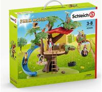 Schleich Mundo Granja Cabaña Aventura En Los Árboles 42408 Tobogán + Columpio